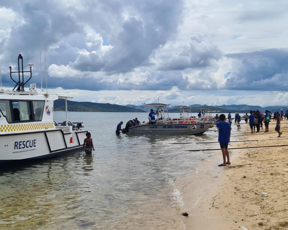 Cleanup- NMSA fleet at Daugo Isl